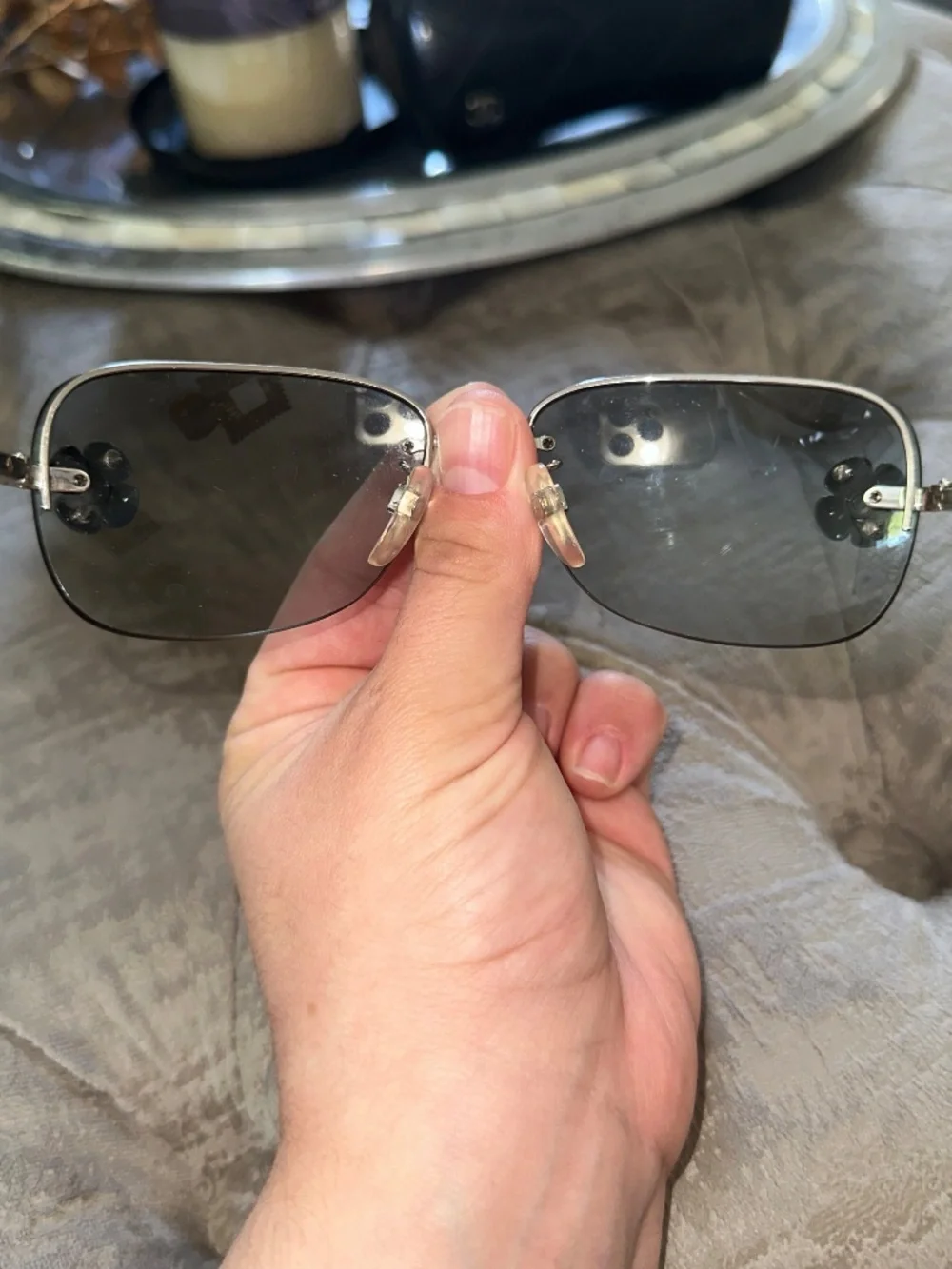 CHANEL flower sunglasses